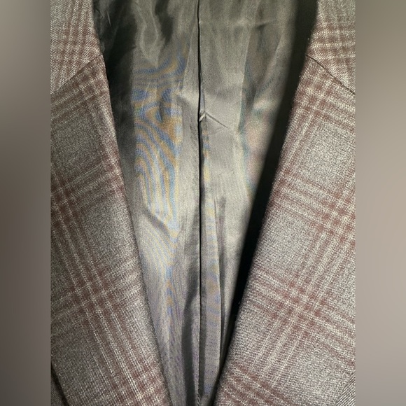 Ⓜ️❤️CANALI LUX plaid wool classic jacket‎ from Nordstrom 48R - NWOT Gorgeous!❤️ - Picture 11 of 16